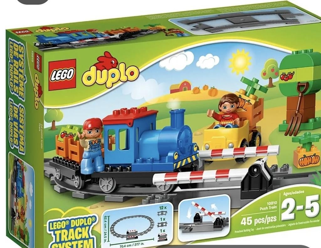 Lego duplo 10810 duwtrein met overweg € 35, Enlèvement ou Envoi, Duplo