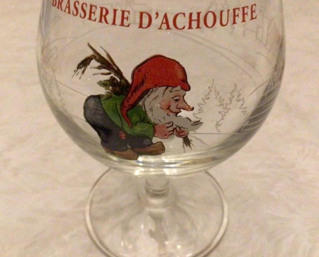 Verre à bière Brasserie d'Achouffe, Enlèvement ou Envoi