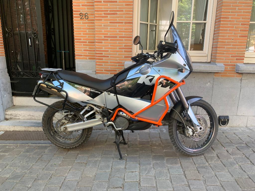 KTM 950 Adventure – 2003 – Excellent état, Motoren, 2 cilinders, 950 cc, Nieuw, Motorrijbewijs A