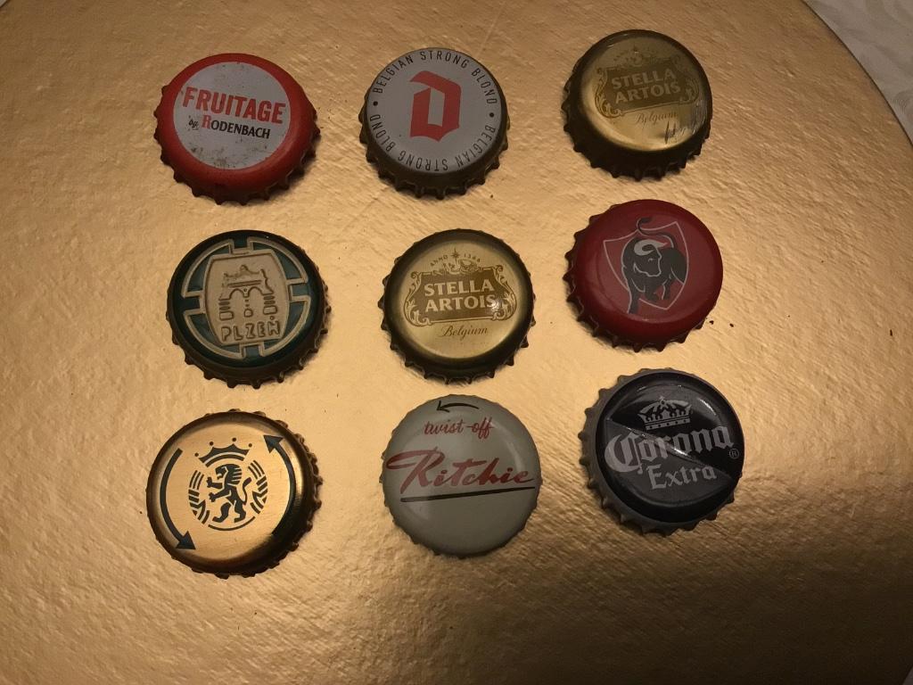 Bier kroonkurken fruitage Rodenbach Plzen en andere, Ophalen of Verzenden, Stella Artois
