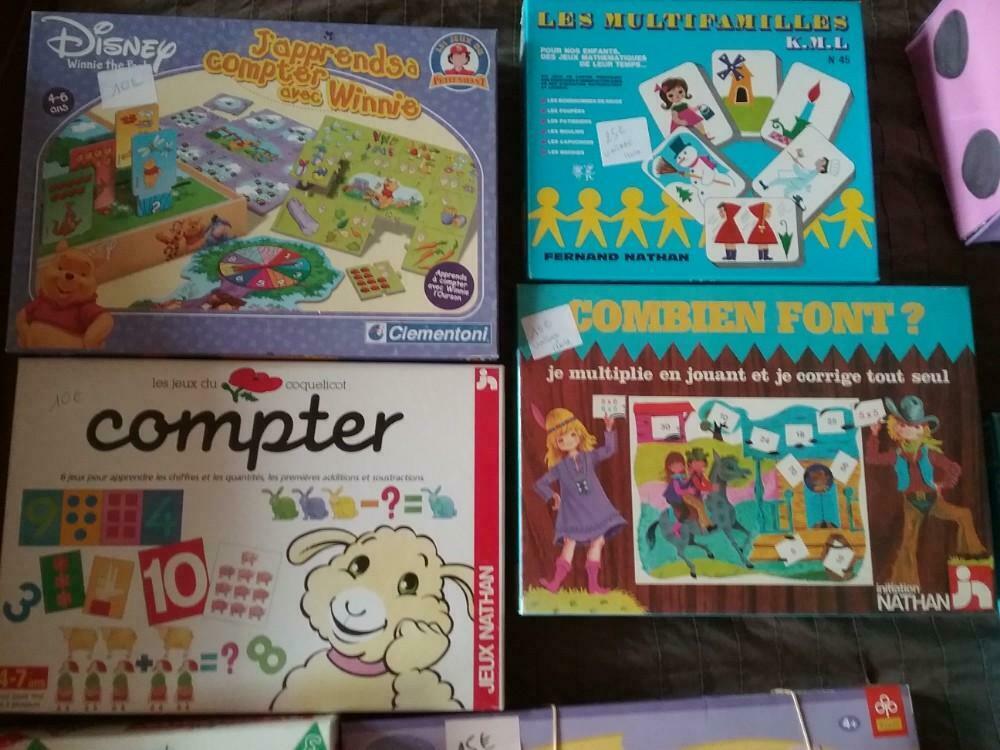 Nombreux jeux sur le calcul et quelques livres, Enlèvement ou Envoi