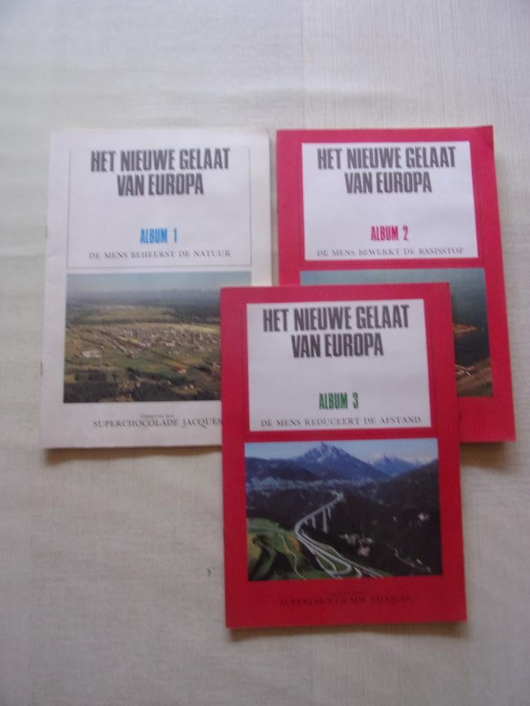JACQUES : Albums EUROPA 1/2/3 (1970-1971), Ophalen of Verzenden, Plaatjesalbum
