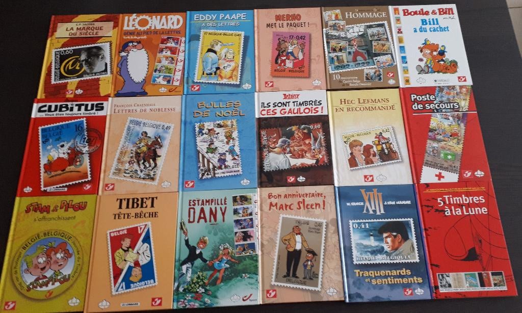 18 Livres-Timbres CBBD La poste, Livres, BD, Plusieurs BD, Enlèvement, Neuf