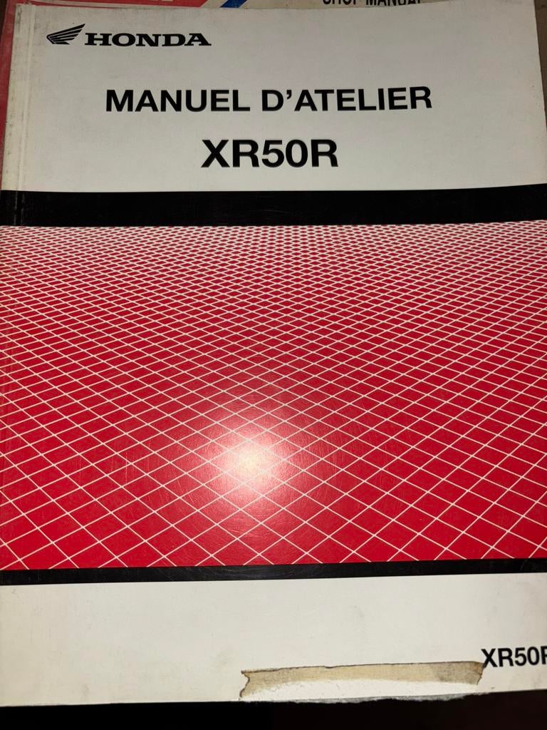Workshopmanual in frans, Honda XR50 R 2001-, Motoren, Ophalen of Verzenden, Honda