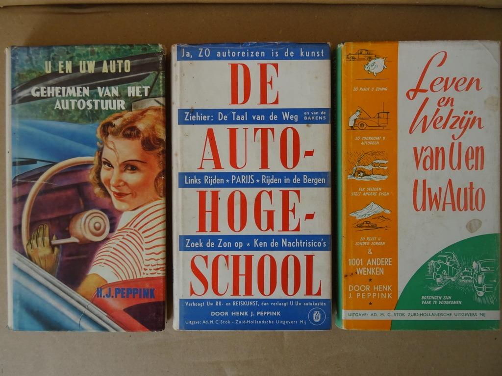 H.J. Peppink U en uw auto 3delen Geheimen van het autostuur, Algemeen, Ophalen of Verzenden, Zo goed als nieuw, H. J. Peppink