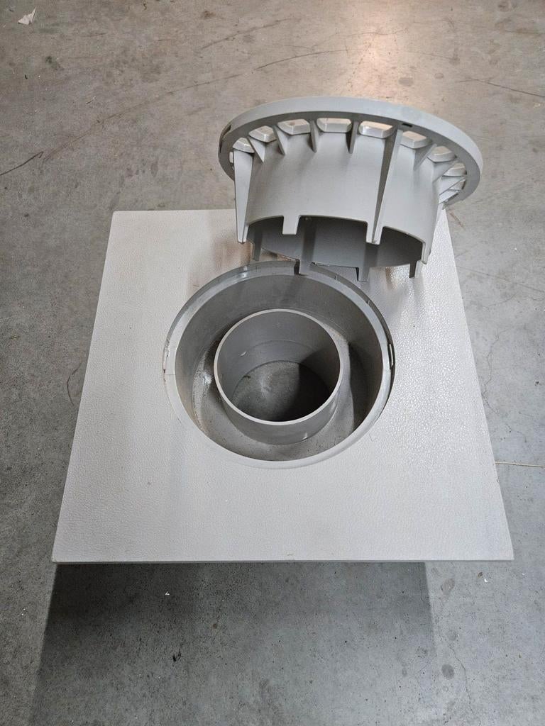 PVC Klokput 30/30cm Grijs, nieuw., Doe-het-zelf en Bouw, Afvoer, PVC, Nieuw, Ophalen of Verzenden