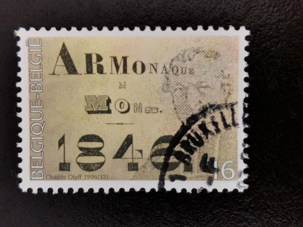 Belgique 1996 - 150 ans de l'Armonaque de Mons, Enlèvement ou Envoi, Affranchi