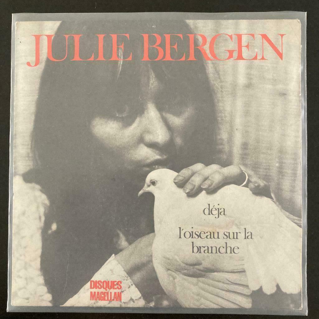 7" Julie Bergen - L'oiseau Sur La Branche (MAGELLAN 1969)VG+, Envoi, 7 pouces, Pop, Single