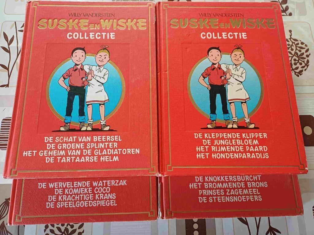Strips Suske en Wiske Collecties 4x boek met 4 verhalen, Willy Vandersteen, Meerdere stripboeken, Ophalen, Gelezen