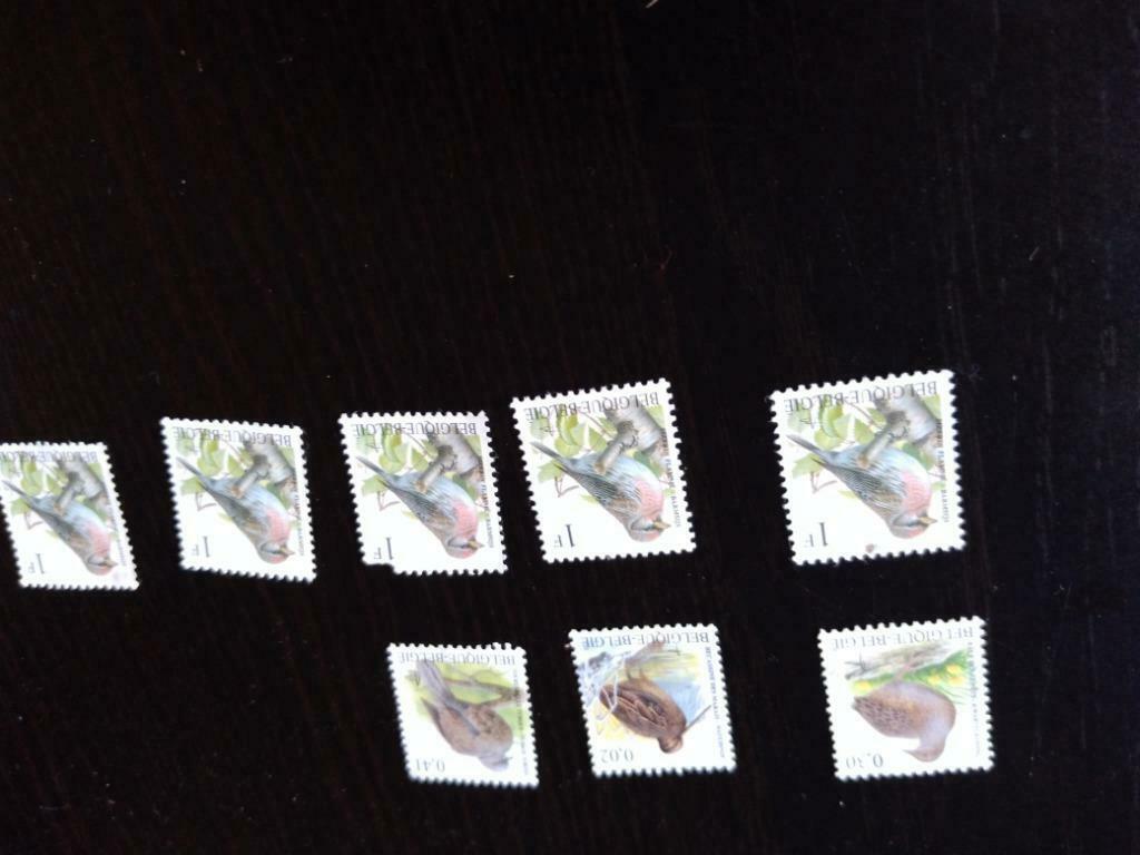 Belgie ongestempeld postzegel vogels, Enlèvement ou Envoi