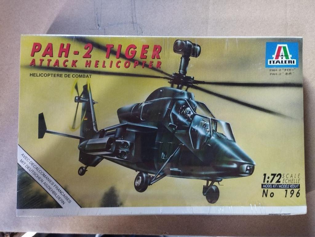 PAH-2 Tiger Attack Helicopter, Italeri N. 196, Hobby & Loisirs créatifs, Modélisme | Avions & Hélicoptères, Neuf, Italeri, Enlèvement