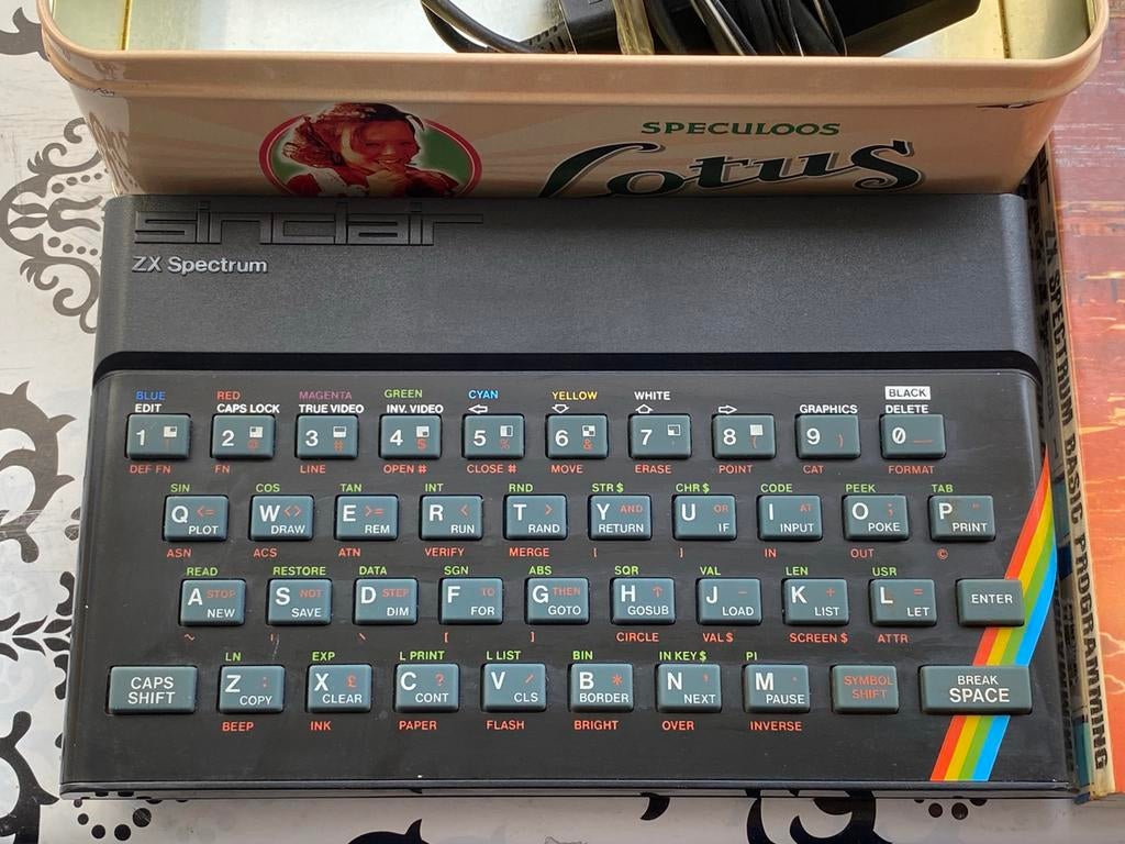 ZX Spectrum Sinclair, kabels, handleiding, tape, Computers en Software, Vintage Computers, Ophalen of Verzenden