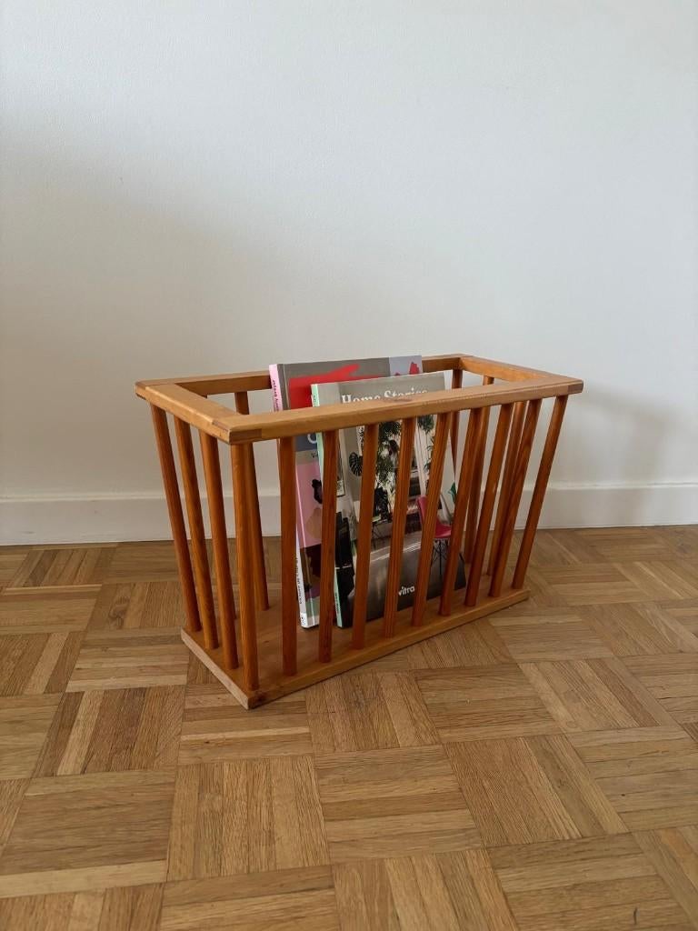 Porte-journaux en bois scandinave, Enlèvement, Comme neuf