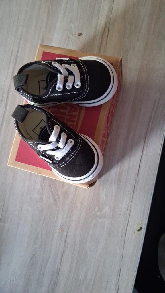Babyschoentjes maat 17 vans, Kinderen en Baby's, Babykleding | Schoentjes en Sokjes, Ophalen, Schoentjes, Vans, Zo goed als nieuw