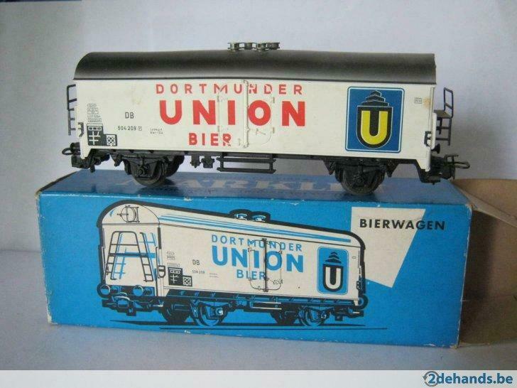 4634 MARKLIN HO – Bierwagen Dortmunder Union, Marklin, Ophalen of Verzenden, Göppingen, Analoog