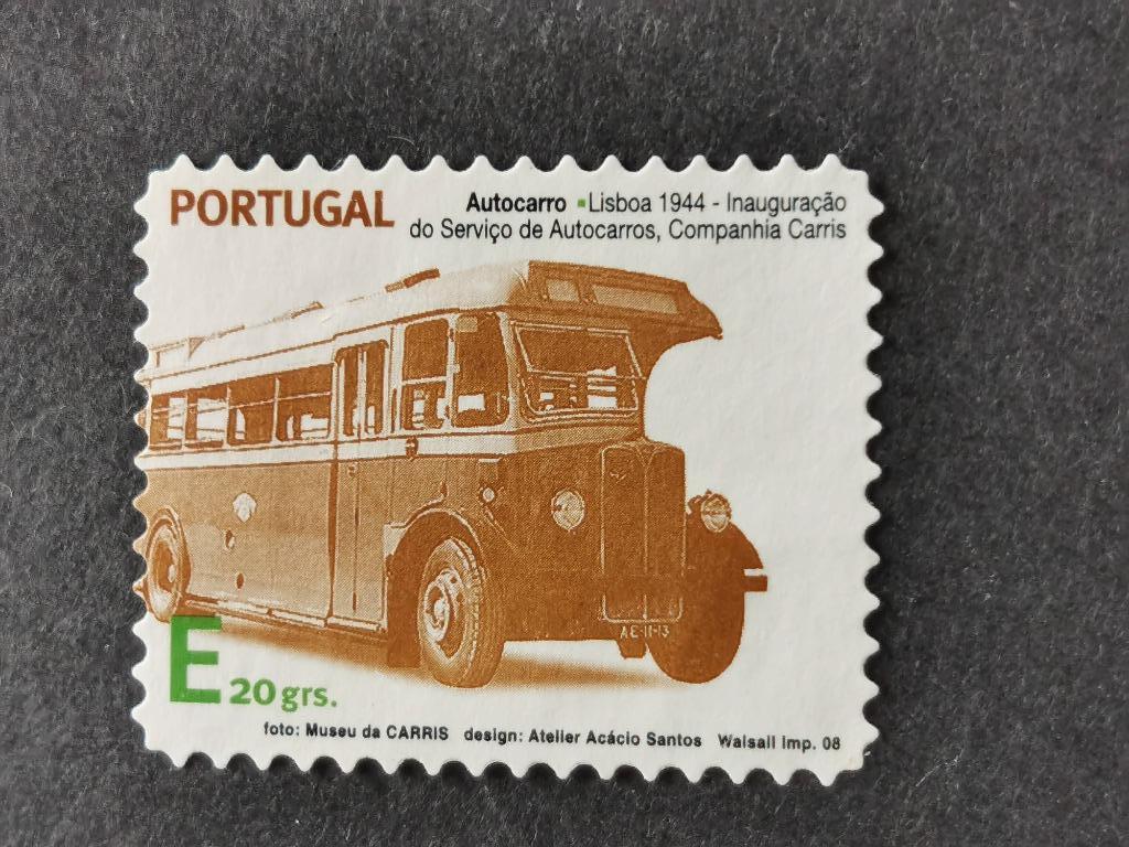 Portugal 2008 - les transports publics au XXe siècle - bus, Enlèvement ou Envoi, Portugal, Affranchi