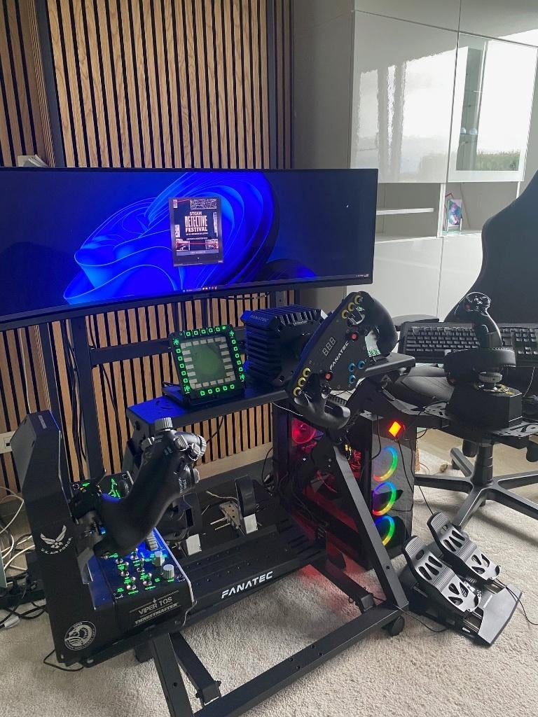 Flight and Race Simulator, Games en Spelcomputers, Spelcomputers | Overige, Zo goed als nieuw, Ophalen