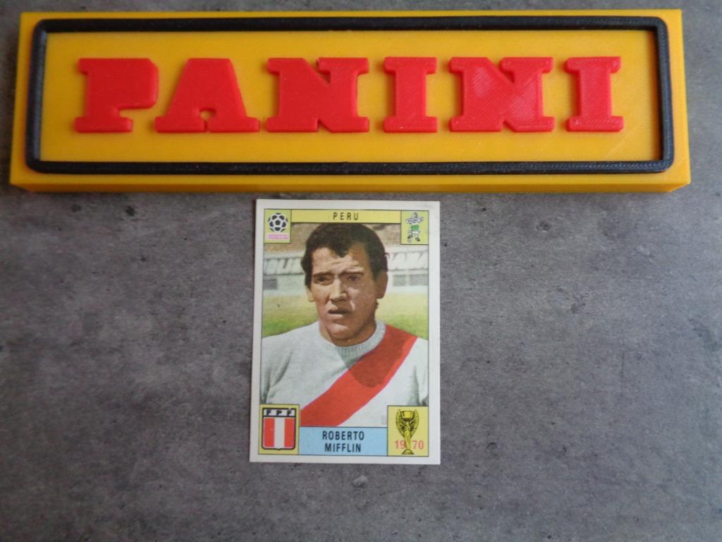 Panini 1 carte de football COUPE DU MONDE MEXIQUE 70 anno Co, Envoi, Utilisé
