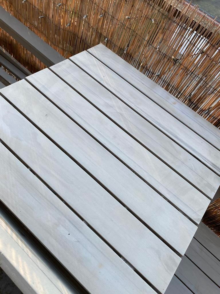 Tuintafel en 2 tuinstoelen, Kunststof, Gebruikt, Tuinset, Eettafel