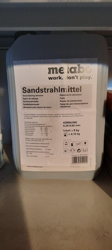 Metabo Zandstraalmiddel, Ophalen of Verzenden, Nieuw