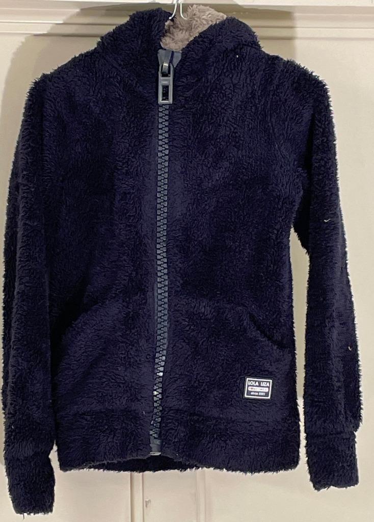 Veste polaire avec capuchon taille 146-152 ou 11-12 ans, Garçon ou Fille, Enlèvement ou Envoi, Lola et Lisa, Pull ou Veste