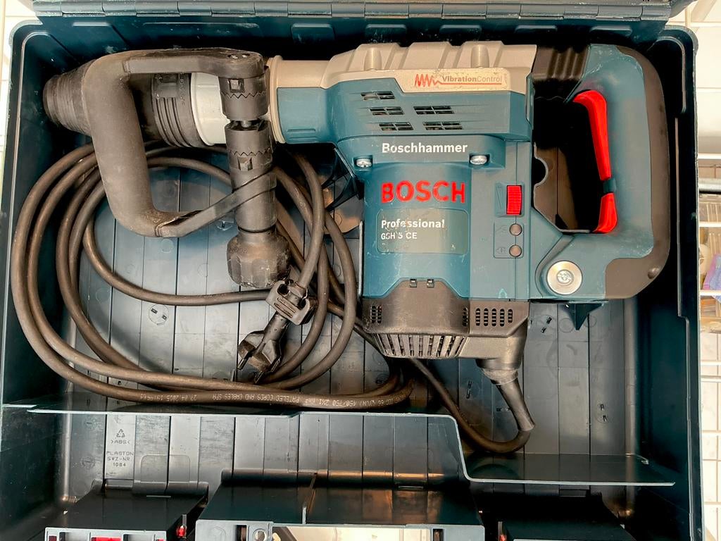 Breekhamer Bosch GSH 5 CE Professional Vibrationcontrol, Doe-het-zelf en Bouw, Gereedschap | Boormachines, Ophalen, Zo goed als nieuw
