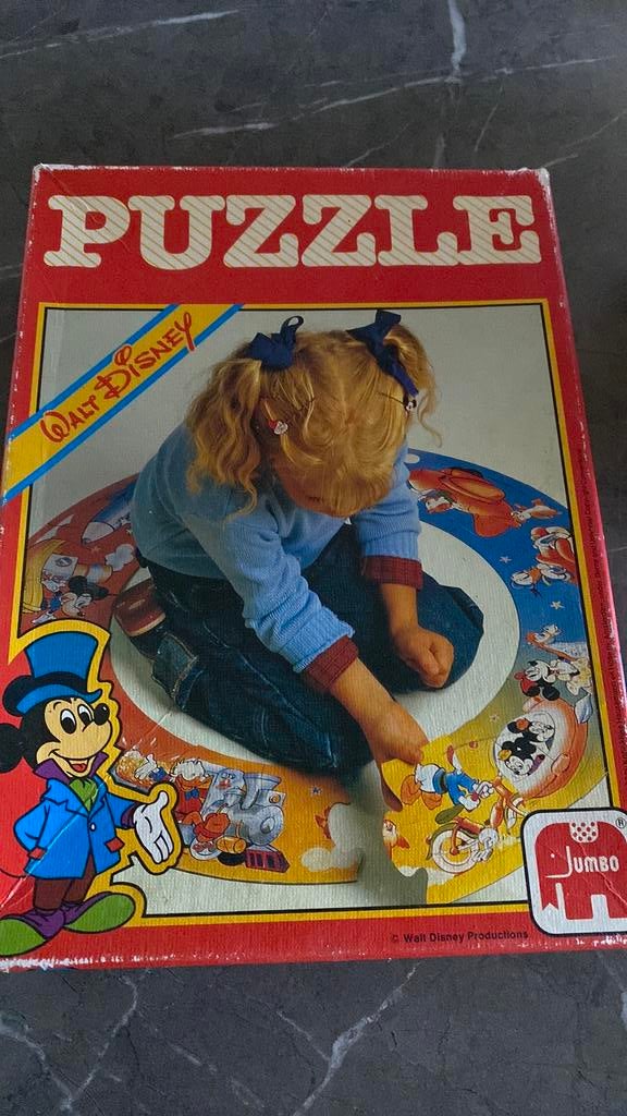 Puzzel 20 stuks ronde vorm., Ophalen of Verzenden, 10 tot 50 stukjes, Gebruikt, 2 tot 4 jaar
