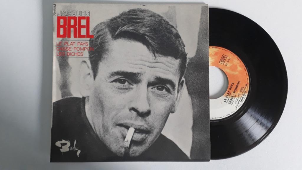Jacques Brel Le plat pays, Verzenden, Gebruikt