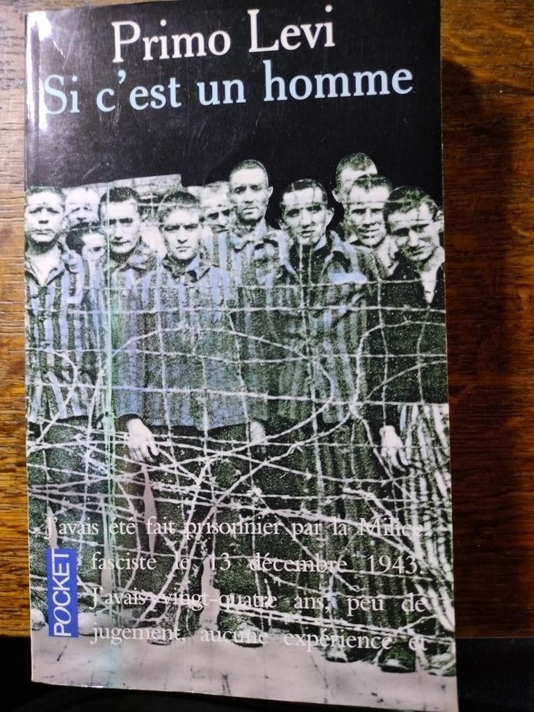 Si c'est un homme - Primo Levi, Enlèvement ou Envoi, Utilisé