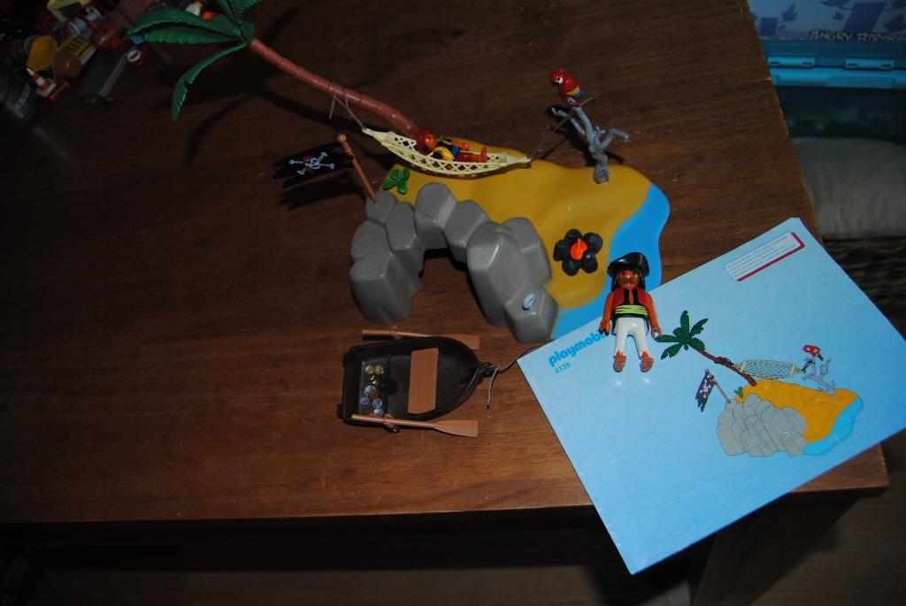 Playmobil: 4139 - Eiland (mist rotsje), Ophalen, Gebruikt