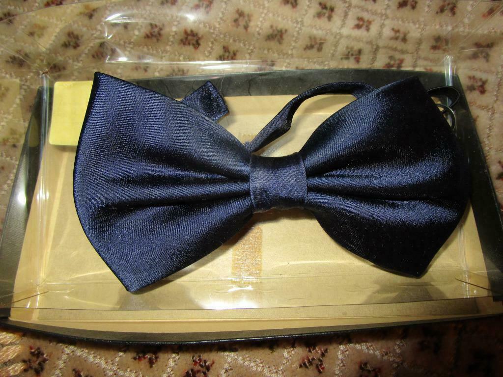 noeud papillon, Envoi, Neuf, Bleu, Uni