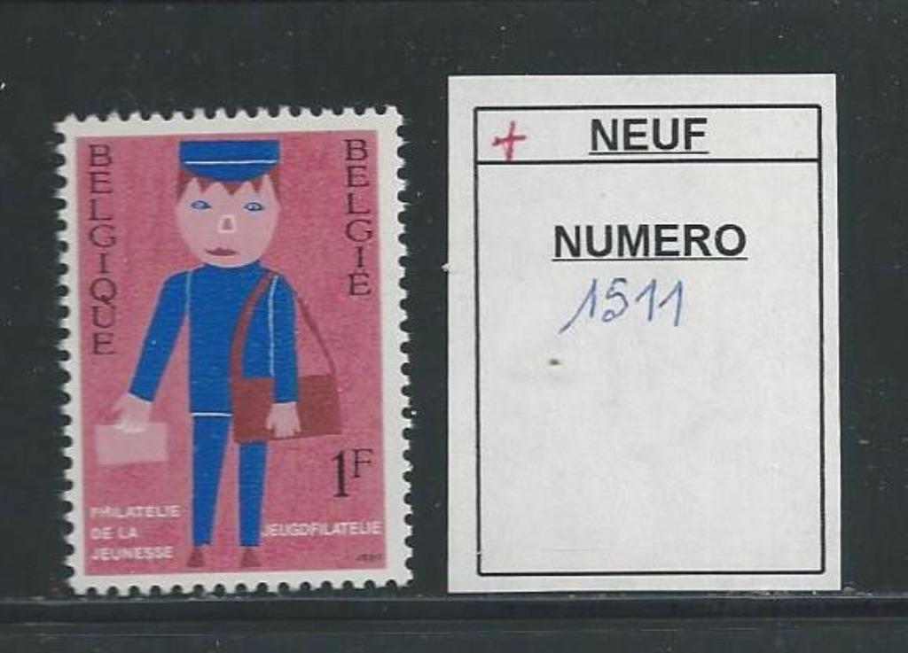 Timbre neuf ** Belgique N 1511, Enlèvement ou Envoi, Non oblitéré, Neuf