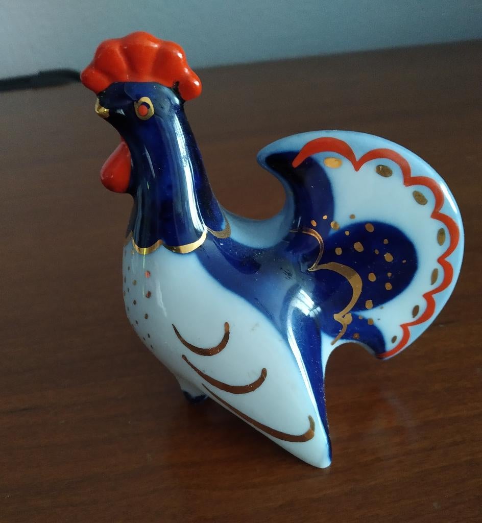 Vintage USSR Lomonosov porseleinen  haan zoutvaatjes, Enlèvement ou Envoi