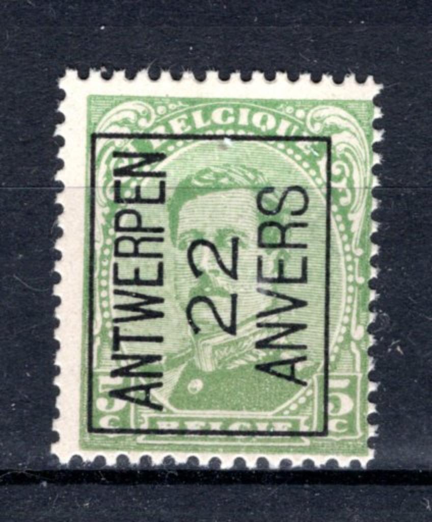 PRE59A MNH** 1922 - ANTWERPEN 22 ANVERS, Enlèvement ou Envoi, Non oblitéré, Neuf