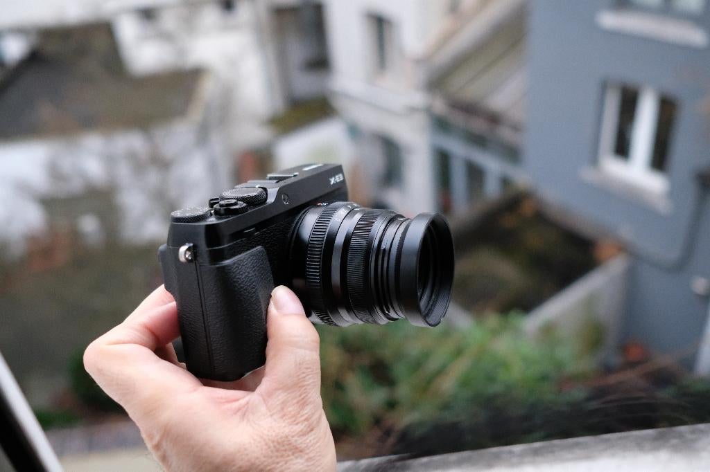 Fuji XE3 + Fuji 35/2-lens. Perfecte conditie., Gebruikt, Compact, Ophalen of Verzenden, Fuji
