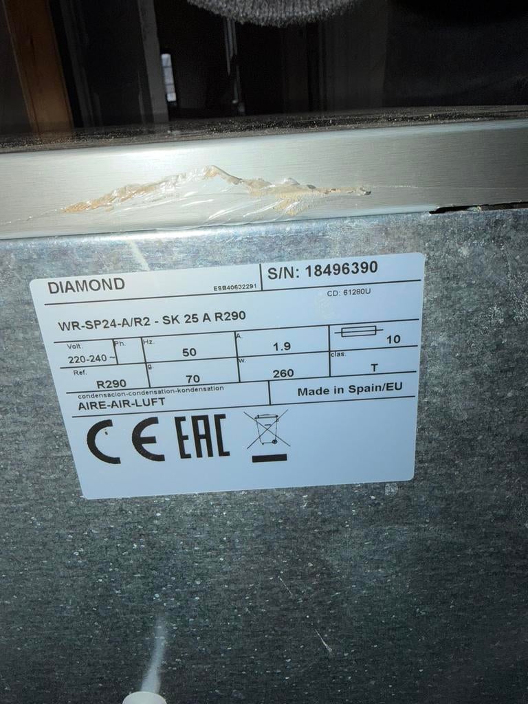 Ijblokmachine diamond, Ophalen