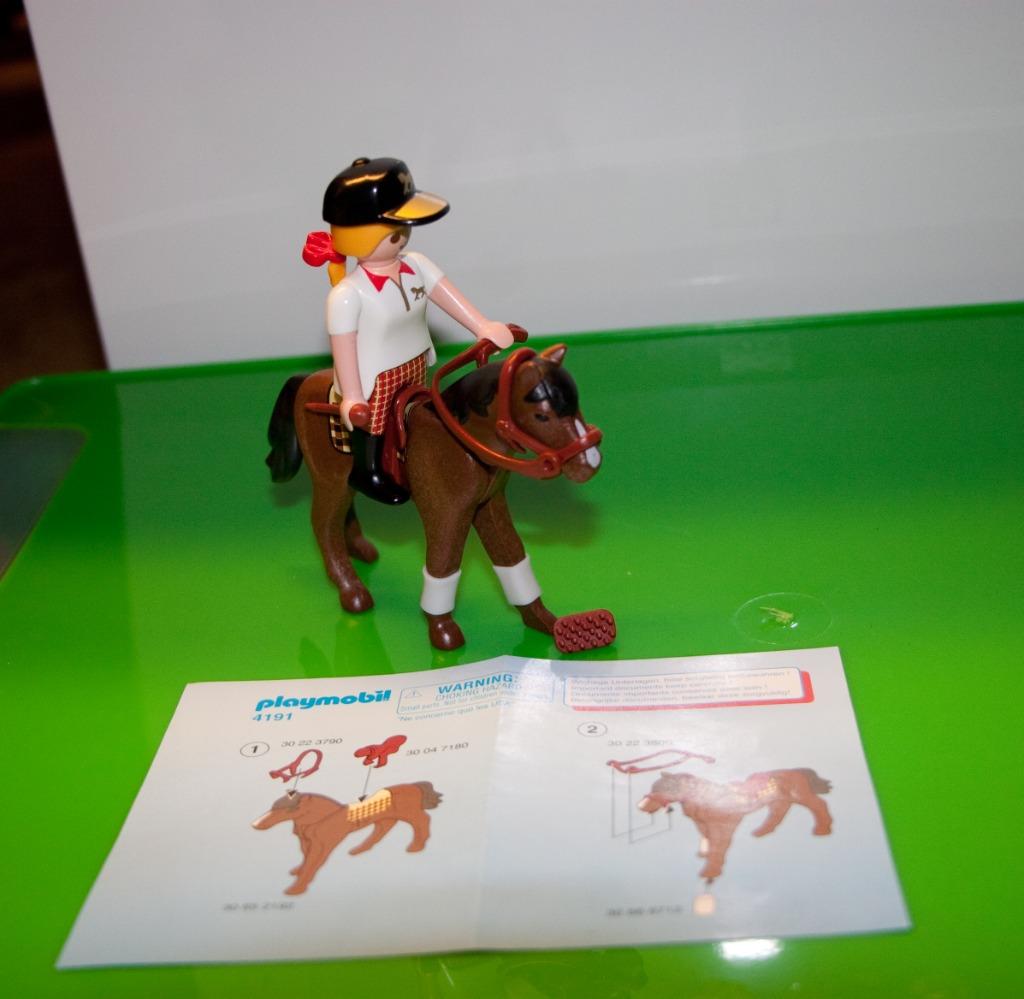4191 Ruiter & paard, Ophalen of Verzenden, Zo goed als nieuw