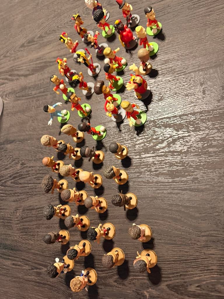 Grote collectie Rode Duivels figuren+supporters voetbal, Ophalen of Verzenden