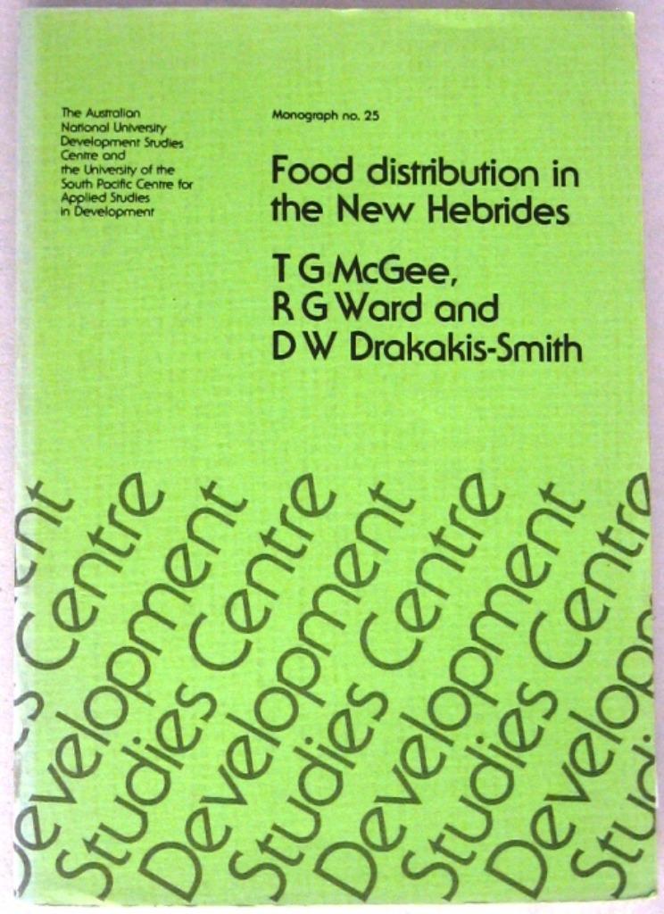 Food distribution in the New Hebrides PB Vanuatu Pacific, Boeken, Ophalen of Verzenden, Gelezen, Overige gebieden