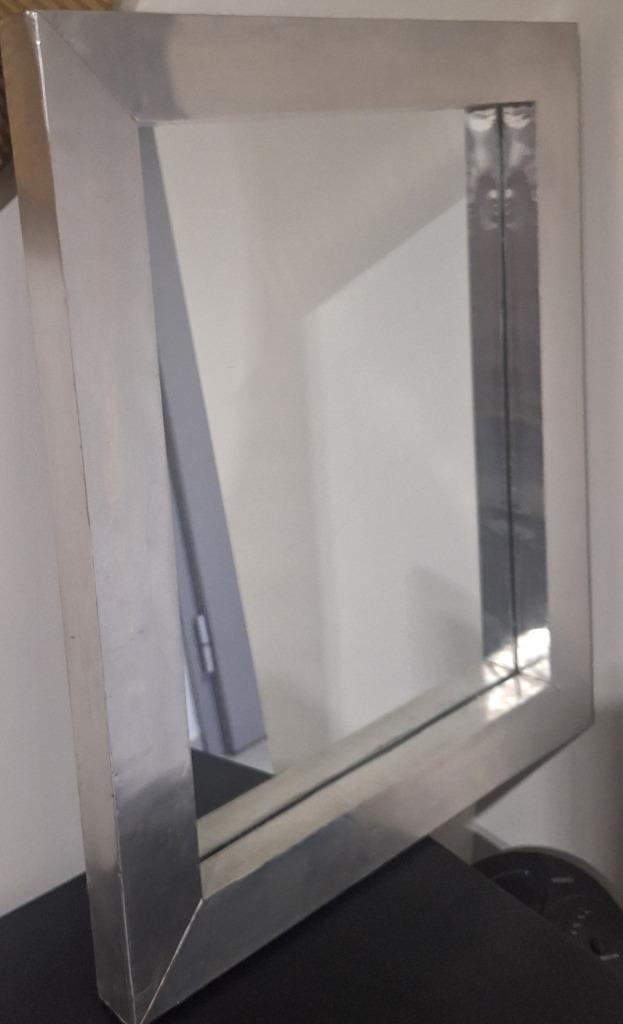2 miroirs 50x60cmx4,5cm, Enlèvement ou Envoi, Moins de 100 cm, Utilisé, 50 à 75 cm