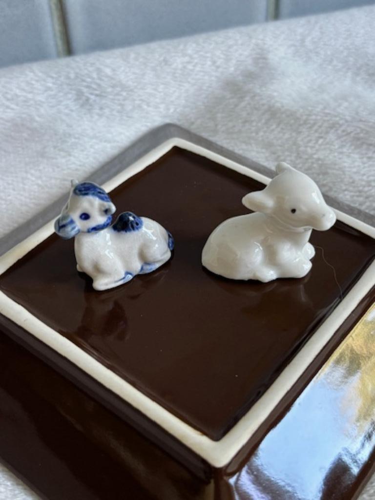Miniatuur lammetje en kameel voor raam of plank, Ophalen, Nieuw, Dier
