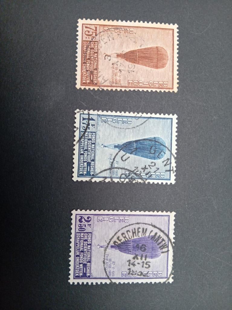 België postzegels nr 353/355 gestempeld lot 85B, Ophalen of Verzenden, Gestempeld