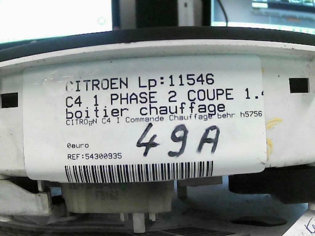 Boitier chauffage Citroën C4 cc 1.6HDi behr h5756 (49A), Ophalen of Verzenden, Gebruikt, Citroën