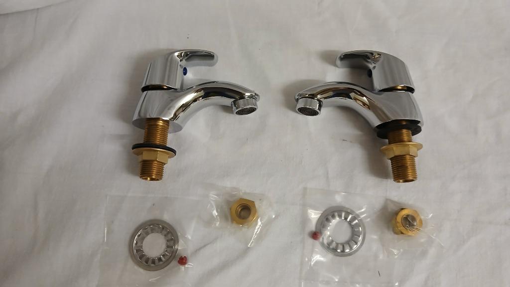 2 stuks damixa lavabokraan Jupiter-158300000-chroom-nieuw, Ophalen, Nieuw, Chroom