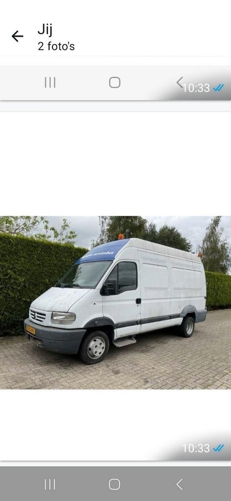 Renault mascott 130-35 service wagen banden met compressor e, Bedrijf, Te koop, Renault