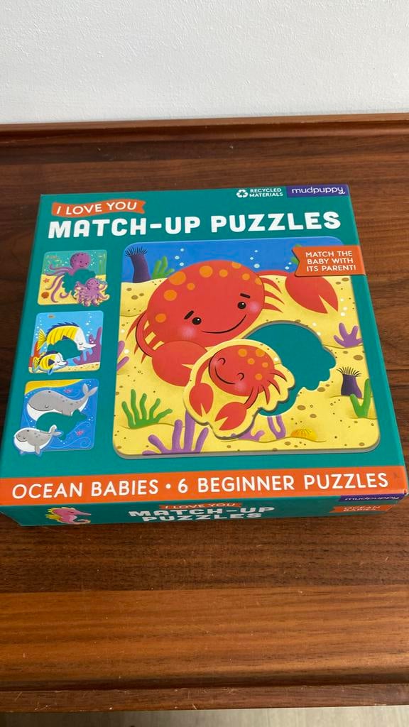 Match-up puzzel - oceaan, Ophalen of Verzenden, Zo goed als nieuw