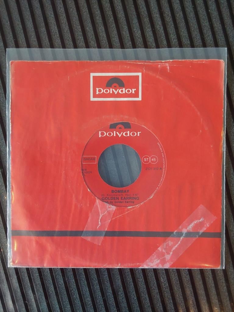 45T Golden Earring - Bombay (1976), Cd's en Dvd's, Ophalen of Verzenden, Gebruikt
