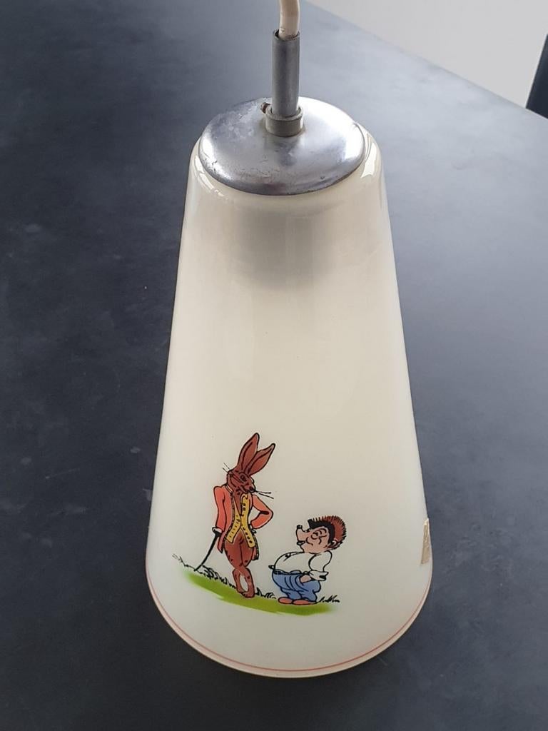 Doria hanglamp , zeldzaam met disney figuren.  Vintage retro, Antiek en Kunst, Ophalen of Verzenden
