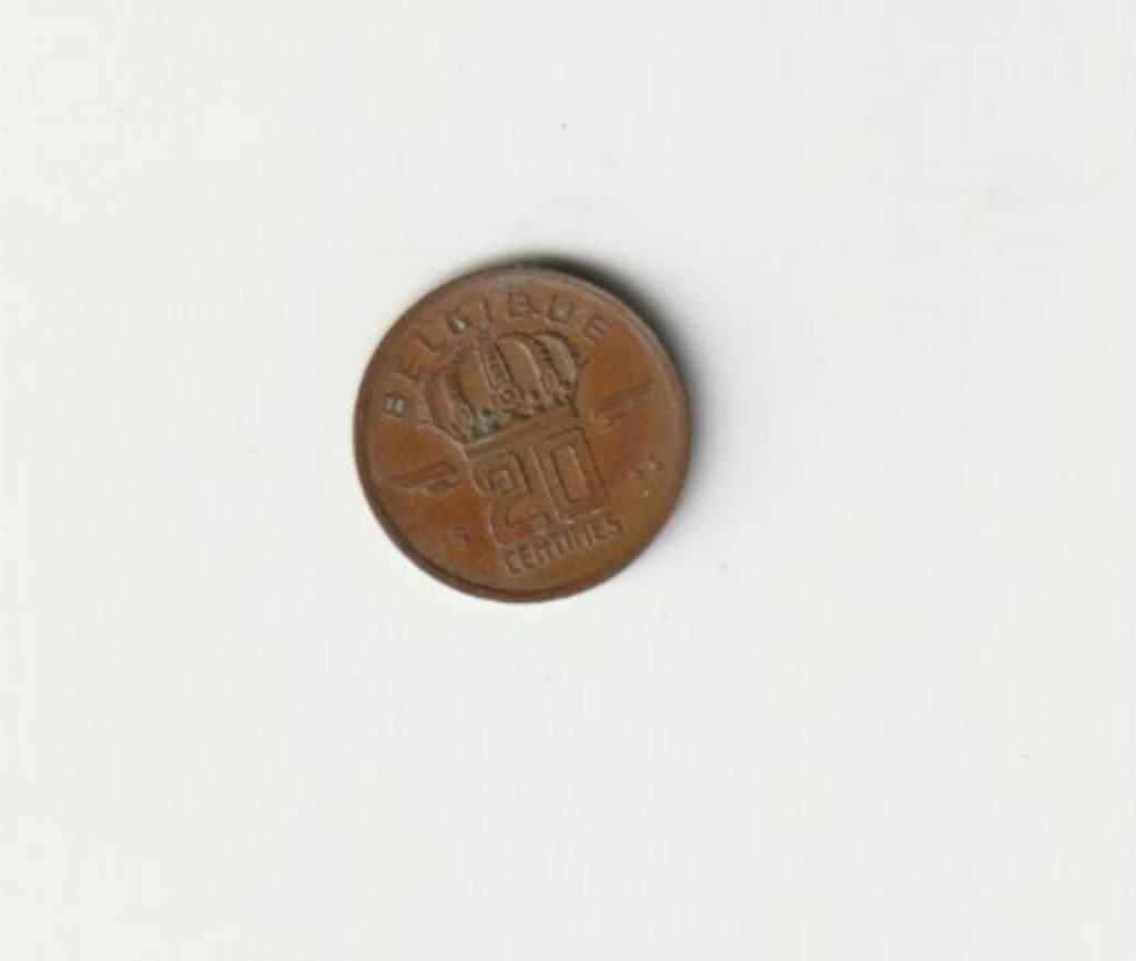 20 C BELGIE BOUDEWIJN 1953 MUNT  FR, Ophalen of Verzenden, Metaal, Setje