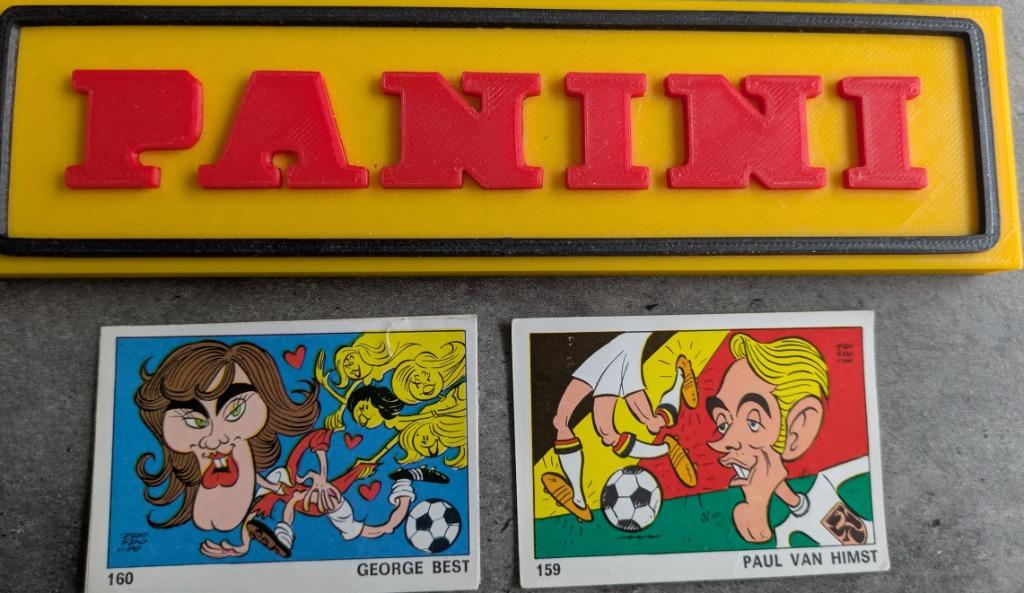 Ballon de football PANINI OK VIP 2 fois PAUL VAN HIMST GEORG, Envoi, Neuf